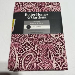 Better Homes & Gardens 100% Cotton Paisley 2 Yard Precut Fabric